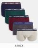 Jack & Jones Jack & Jones 5 pack trunks in multi-Gray - 1