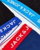 Jack & Jones Jack & Jones 5 pack trunks with contrast waistband in black and blue-Multi - 3
