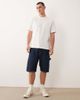 Jack & Jones Jack & Jones Alex baggy carpenter denim shorts in dark blue - 1