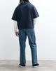 Jack & Jones Jack & Jones Alex baggy carpenter jeans in mid-blue wash - 3
