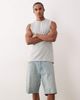 Jack & Jones Jack & Jones Alex baggy denim shorts in light blue tint - 1