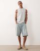 Jack & Jones Jack & Jones Alex baggy denim shorts in light blue tint - 2