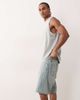 Jack & Jones Jack & Jones Alex baggy denim shorts in light blue tint - 3