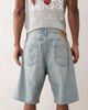 Jack & Jones Jack & Jones Alex baggy denim shorts in light blue tint - 4