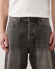 Jack & Jones Jack & Jones Alex baggy denim shorts in mid gray - 4