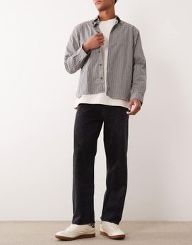 Jack & Jones Jack & Jones Alex baggy fit jeans in black acid wash