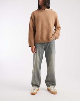 Jack & Jones Jack & Jones Alex baggy jeans in faded gray-Blue