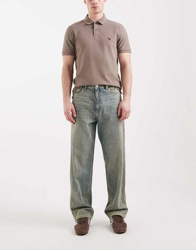 Jack & Jones Jack & Jones Alex baggy jeans with pocket detail in washed blue tint