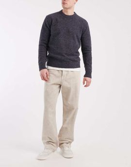 Jack & Jones Jack & Jones Alex baggy pants in beige acid wash-White