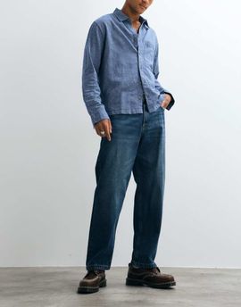 Jack & Jones Jack & Jones Alex baggy pants in mid blue wash