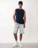 Jack & Jones Jack & Jones Alex baggy shorts in hickory stripe-Navy - 3