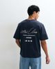 Jack & Jones Jack & Jones athletic club cursive back print t-shirt in petrol blue - 1