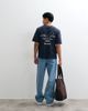 Jack & Jones Jack & Jones athletic club cursive back print t-shirt in petrol blue - 3
