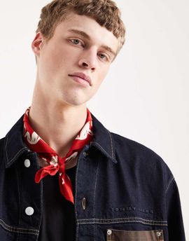 Jack & Jones Jack & Jones bandana print scarf in red