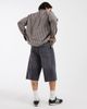 Jack & Jones Jack & Jones Bronx denim jorts in black - 4