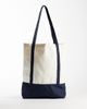 Jack & Jones Jack & Jones canvas tote bag with lemon print in beige & blue-Neutral - 4