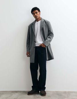 Jack & Jones Jack & Jones car coat in dark gray