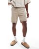 Jack & Jones Jack & Jones chino shorts with cuffs in beige-Neutral - 1