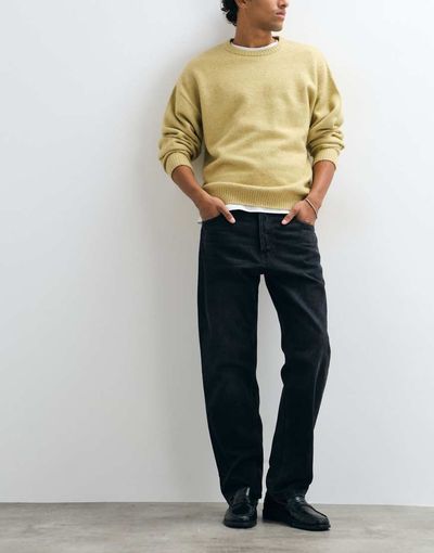 Jack & Jones Jack & Jones Chris straight jeans in black wash