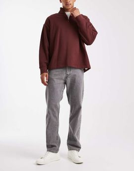 Jack & Jones Jack & Jones Chris straight jeans in gray
