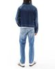 Jack & Jones Jack & Jones Chris straight jeans with rip and repair in blue - 3