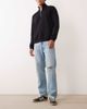 Jack & Jones Jack & Jones Chris straight leg jeans with rip in light blue - 1
