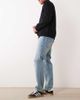 Jack & Jones Jack & Jones Chris straight leg jeans with rip in light blue - 2
