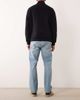 Jack & Jones Jack & Jones Chris straight leg jeans with rip in light blue - 3