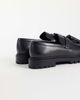 Jack & Jones Jack & Jones chunky tassel loafers in black - 4