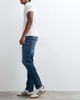 Jack & Jones Jack & Jones Clark straight fit jeans in mid blue wash - 4
