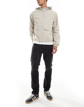 Jack & Jones Jack & Jones Clark straight leg jeans in black wash