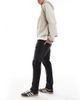 Jack & Jones Jack & Jones Clark straight leg jeans in black wash - 2