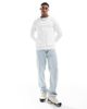 Jack & Jones Jack & Jones crew neck sweater in white - 4