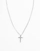 Jack & Jones Jack & Jones cross pendant in silver tone - 2