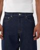 Jack & Jones Jack & Jones Dave wide fit jeans in striped dark wash - part of a set-Blue - 4