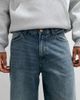 Jack & Jones Jack & Jones Dave wide fit jeans in washed blue - 4