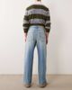 Jack & Jones Jack & Jones Dave wide leg jeans with dirty wash in mid blue - 2