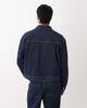 Jack & Jones Jack & Jones denim jacket in striped dark wash - part of a set-Blue - 3