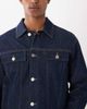 Jack & Jones Jack & Jones denim jacket in striped dark wash - part of a set-Blue - 4