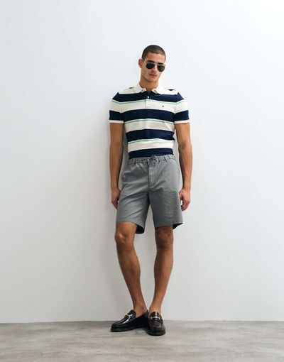 Jack & Jones Jack & Jones drawstring chino shorts in gray