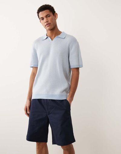 Jack & Jones Jack & Jones drawstring chino shorts in navy
