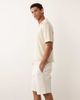 Jack & Jones Jack & Jones drawstring chino shorts in white - 3