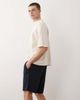 Jack & Jones Jack & Jones drawstring linen mix shorts in navy - 3