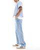 Jack & Jones Jack & Jones Eddie baggy jeans in stonewash blue-Blues - 3