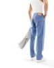 Jack & Jones Jack & Jones eddie baggy jeans in stonewashed blue - 4