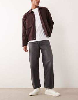 Jack & Jones Jack & Jones Eddie loose fit jeans in washed black