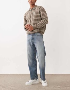 Jack & Jones Jack & Jones Eddie loose fit jeans in washed blue