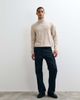 Jack & Jones Jack & Jones essential knit roll neck sweater in beige-Neutral - 1