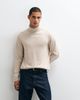 Jack & Jones Jack & Jones essential knit roll neck sweater in beige-Neutral - 2