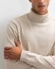 Jack & Jones Jack & Jones essential knit roll neck sweater in beige-Neutral - 3